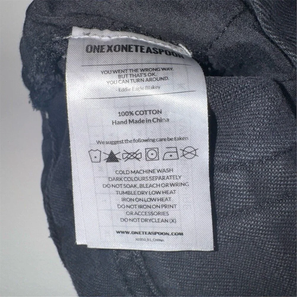 OneTeaspoon‎ Bandits Relaxed Fit Long Rise Twisted Cuff Hem Button Fly Size 29